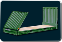 FLAT RACK 20′ FLAT RACK 40′<br />
